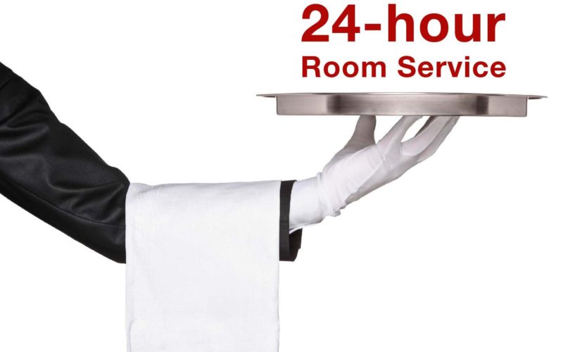 24 hours In-Room-Dining